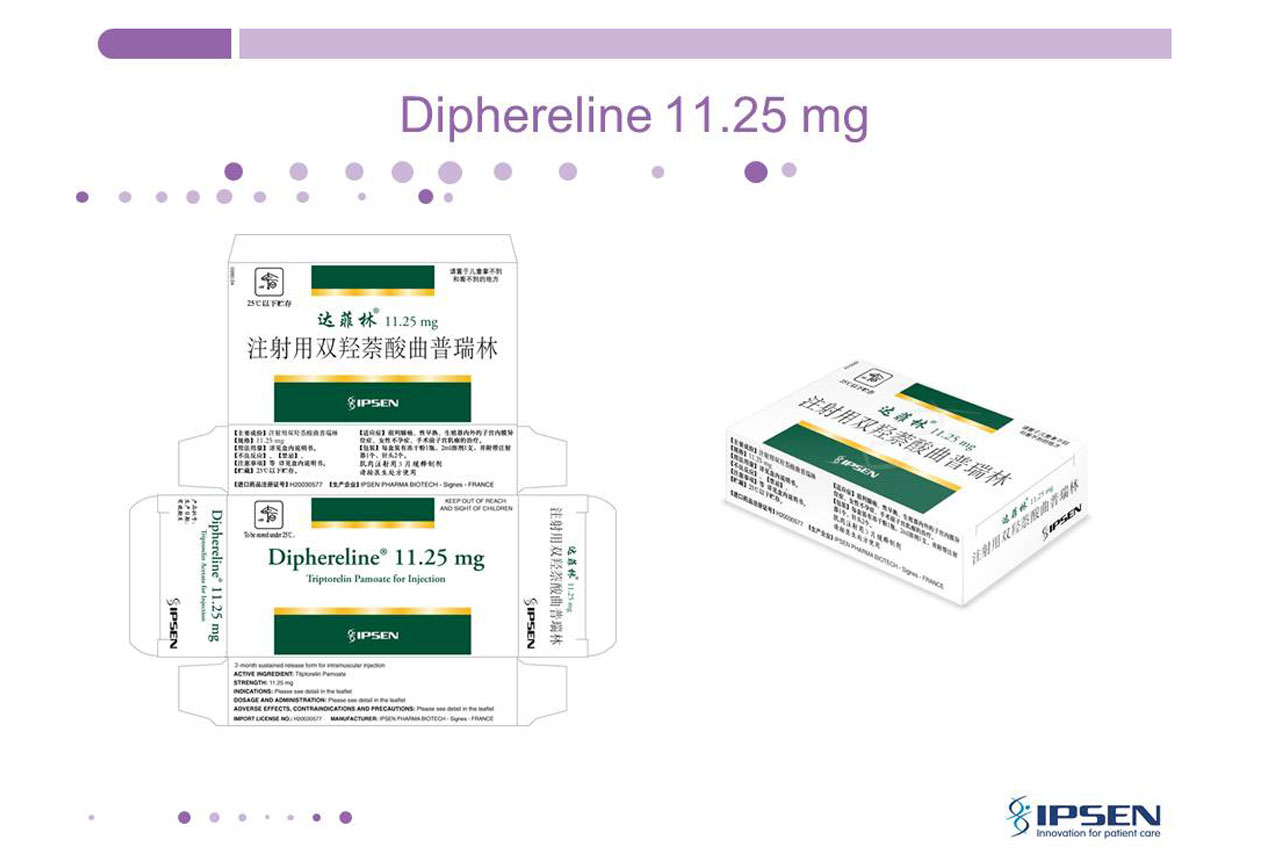 Ipsen Pharmaceuticals China product packaging rebranding and multilingual artwork